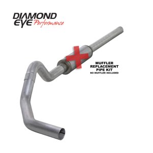 Dodge 3500 Performance Exhaust - Diamond Eye Performance - Cat Back Single - `04-`07